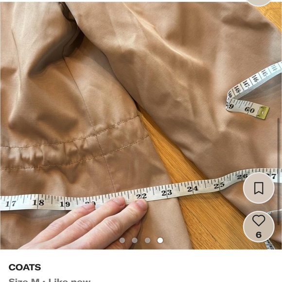 Designer monogram straight raincoat with hood - Picture 3 of 4